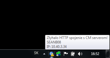 HTTP spojenie vypadlo